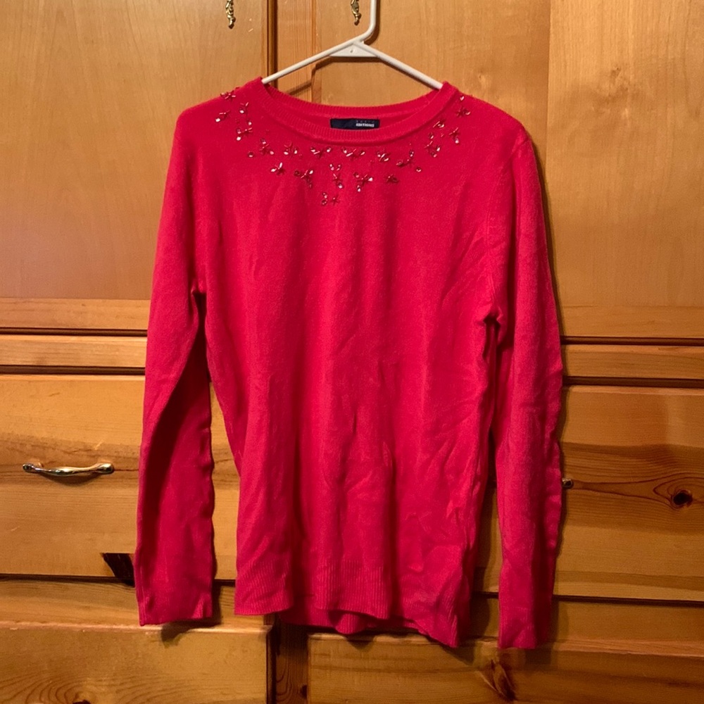 NWOT Basic Editions Sparkly Sweater size Large